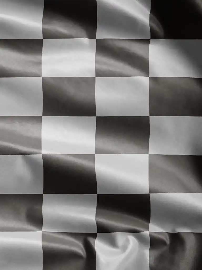 Bandera cuadros movil